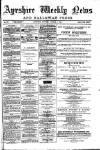 Ayrshire Weekly News and Galloway Press Saturday 01 October 1881 Page 1