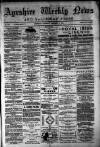Ayrshire Weekly News and Galloway Press Saturday 01 December 1883 Page 1