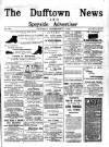 Dufftown News and Speyside Advertiser Saturday 17 September 1898 Page 1