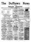 Dufftown News and Speyside Advertiser Saturday 29 October 1898 Page 1