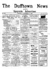 Dufftown News and Speyside Advertiser Saturday 24 December 1898 Page 1