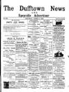 Dufftown News and Speyside Advertiser Saturday 03 March 1900 Page 1