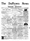 Dufftown News and Speyside Advertiser Saturday 17 March 1900 Page 1