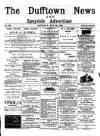 Dufftown News and Speyside Advertiser Saturday 26 May 1900 Page 1