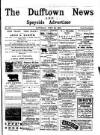 Dufftown News and Speyside Advertiser Saturday 28 July 1900 Page 1