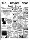 Dufftown News and Speyside Advertiser Saturday 04 August 1900 Page 1