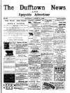 Dufftown News and Speyside Advertiser Saturday 11 August 1900 Page 1