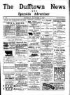 Dufftown News and Speyside Advertiser Saturday 03 November 1900 Page 1