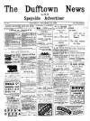 Dufftown News and Speyside Advertiser Saturday 29 December 1900 Page 1