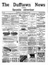 Dufftown News and Speyside Advertiser Saturday 19 January 1901 Page 1
