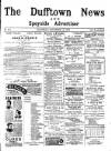 Dufftown News and Speyside Advertiser Saturday 14 December 1901 Page 1