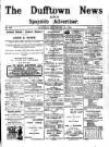 Dufftown News and Speyside Advertiser Saturday 10 September 1904 Page 1