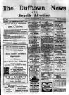 Dufftown News and Speyside Advertiser Saturday 12 October 1907 Page 1