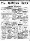 Dufftown News and Speyside Advertiser Saturday 01 January 1910 Page 1