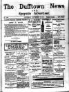 Dufftown News and Speyside Advertiser Saturday 09 November 1912 Page 1
