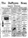 Dufftown News and Speyside Advertiser Saturday 29 August 1914 Page 1