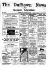 Dufftown News and Speyside Advertiser Saturday 09 October 1915 Page 1