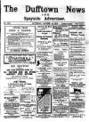 Dufftown News and Speyside Advertiser Saturday 16 October 1915 Page 1
