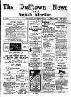 Dufftown News and Speyside Advertiser Saturday 23 October 1915 Page 1