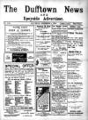 Dufftown News and Speyside Advertiser Saturday 04 December 1915 Page 1