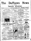 Dufftown News and Speyside Advertiser Saturday 15 January 1916 Page 1