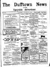Dufftown News and Speyside Advertiser Saturday 22 January 1916 Page 1