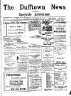 Dufftown News and Speyside Advertiser Saturday 29 December 1917 Page 1