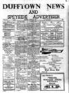 Dufftown News and Speyside Advertiser Saturday 24 March 1945 Page 1