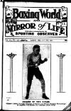 Boxing World and Mirror of Life Saturday 08 October 1921 Page 1