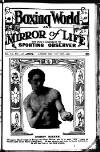 Boxing World and Mirror of Life Saturday 15 October 1921 Page 1