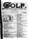 Golf Friday 23 January 1891 Page 1