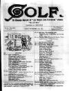Golf Friday 20 November 1891 Page 1