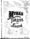 Myra's Journal of Dress and Fashion Thursday 01 September 1881 Page 1