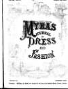 Myra's Journal of Dress and Fashion Saturday 01 August 1885 Page 1