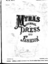 Myra's Journal of Dress and Fashion Tuesday 01 September 1885 Page 1