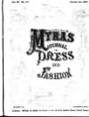 Myra's Journal of Dress and Fashion Thursday 01 October 1885 Page 1
