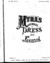Myra's Journal of Dress and Fashion Monday 01 February 1886 Page 1