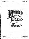 Myra's Journal of Dress and Fashion Saturday 01 May 1886 Page 1