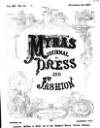 Myra's Journal of Dress and Fashion Monday 01 November 1886 Page 1