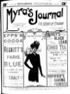 Myra's Journal of Dress and Fashion Thursday 01 March 1900 Page 1