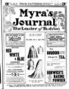 Myra's Journal of Dress and Fashion Monday 01 September 1902 Page 1