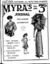 Myra's Journal of Dress and Fashion Monday 01 August 1910 Page 1