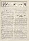 Gallery Gazette Thursday 01 December 1921 Page 1