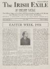 Irish Exile Monday 01 May 1922 Page 1