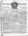 Liverpool Chronicle 1767 Thursday 18 February 1768 Page 1