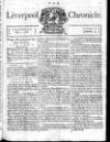 Liverpool Chronicle 1767 Thursday 05 May 1768 Page 1