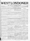 West Londoner Saturday 17 February 1872 Page 1