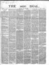 Dial Saturday 23 May 1863 Page 1