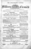 Wellington Gazette and Military Chronicle Thursday 15 July 1869 Page 1