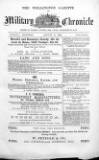Wellington Gazette and Military Chronicle Sunday 15 August 1869 Page 1